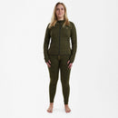 DEERHUNTER - Damen Insulated Fleecejacke - Green Melange