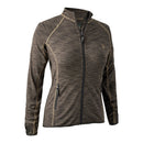 DEERHUNTER - Damen Insulated Fleecejacke - Brown Melange