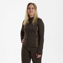 DEERHUNTER - Damen Insulated Fleecejacke - Brown Melange