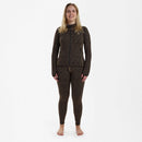 DEERHUNTER - Damen Insulated Fleecejacke - Brown Melange