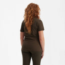 DEERHUNTER - Damen Basis T-Shirt im 2er Pack - Brown Leaf Melange