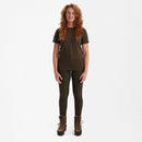 DEERHUNTER - Damen Basis T-Shirt im 2er Pack - Brown Leaf Melange