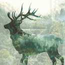 FRITZMANN - Zelltuchservietten - Magischer Hirsch