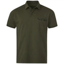 PARFORCE - Herren Poloshirt mit Waldtier-Detail Oliv/Schwarz