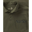PARFORCE - Herren Poloshirt mit Waldtier-Detail Oliv/Schwarz