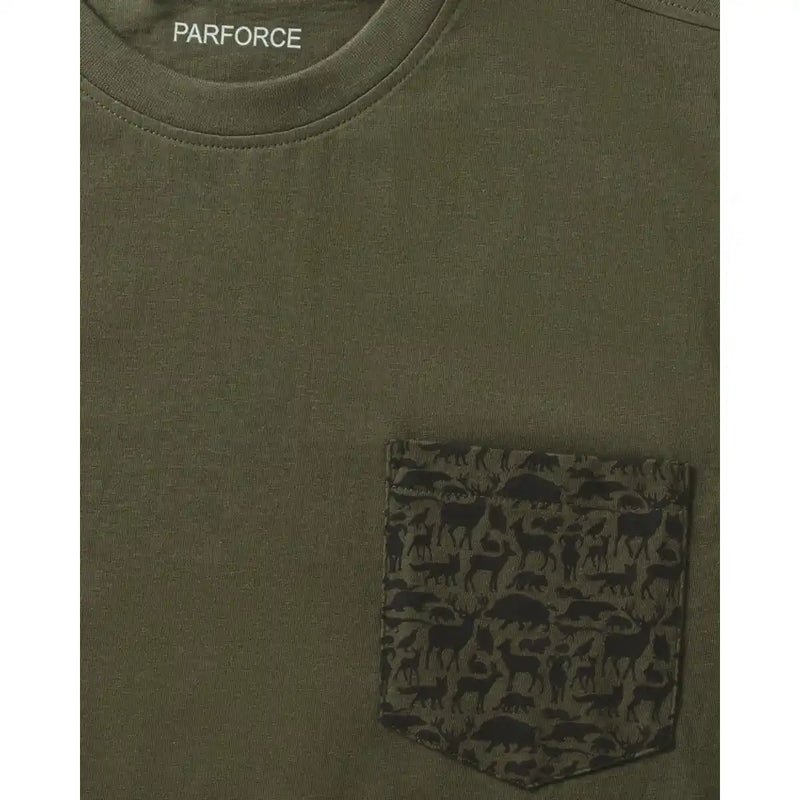 PARFORCE - Herren T-Shirt mit Waldtier-Detail