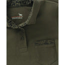 PARFORCE - Damen Poloshirt mit Waldtier-Detail Oliv/Schwarz