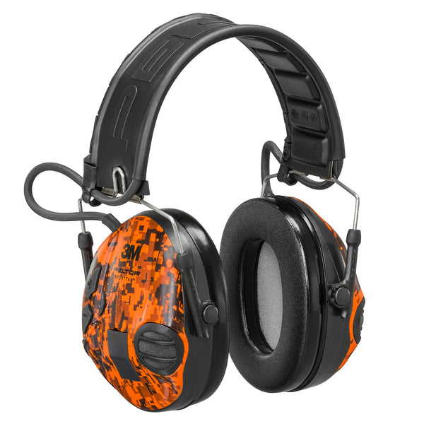 3M™ PELTOR™ - Gehörschutz SportTac™ Orange & Grün Digital-Camo