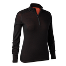 DEERHUNTER - Damen Quinn Merino-Unterhemd mit 1/2-Reißverschluss