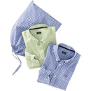 LUIS STEINDL - Herren Karohemd im Doppelpack