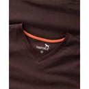 PARFORCE - Herren T-Shirt mit V-Ausschnitt im Doppelpack Braun