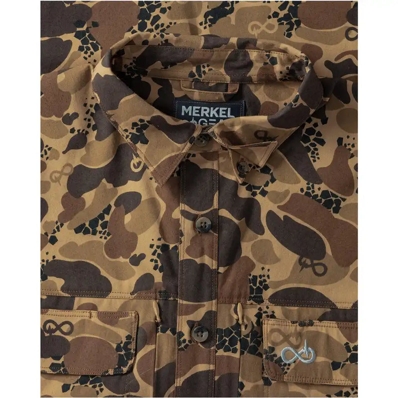 MERKEL GEAR - Herren Jagdhemd Hunter-Shirt Infinity DryLeaf