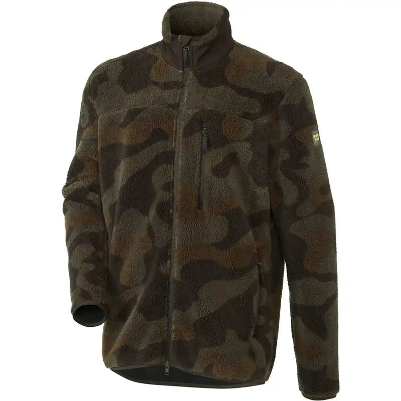 WALD & FORST - Herren Pilefleecejacke Camouflage