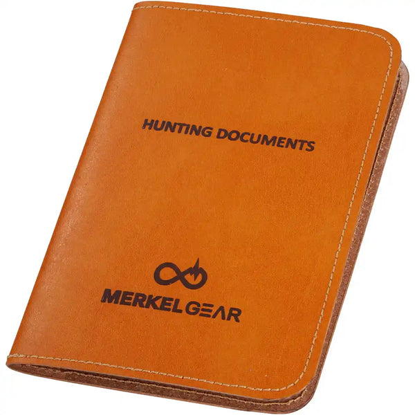 MERKEL GEAR - Jagdscheinetui Orange