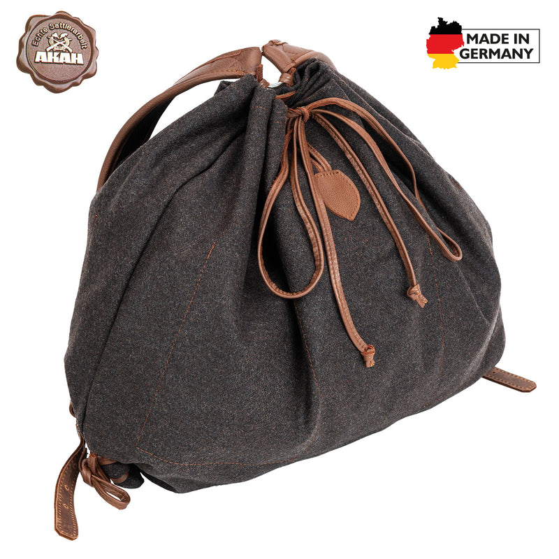 AKAH - Gebirgsrucksack Loden/Elch-Leder 38L