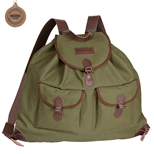 AKAH - Canvas Rucksack lautlos 25L