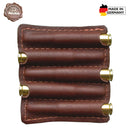 AKAH - Patronenetui aus Elchleder für 5 Kugelpatronen