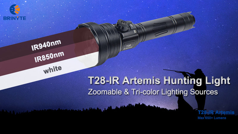 BRINYTE - Jagdlampe T28 Artemis IR