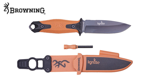 BROWNING - Jagdmesser Ignite 2 schwarz / orange