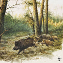 Jagdservietten Wildschwein