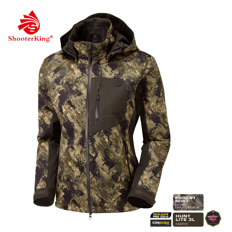 SHOOTERKING - Damen Huntflex Jacke Digital Camo Forest Mist