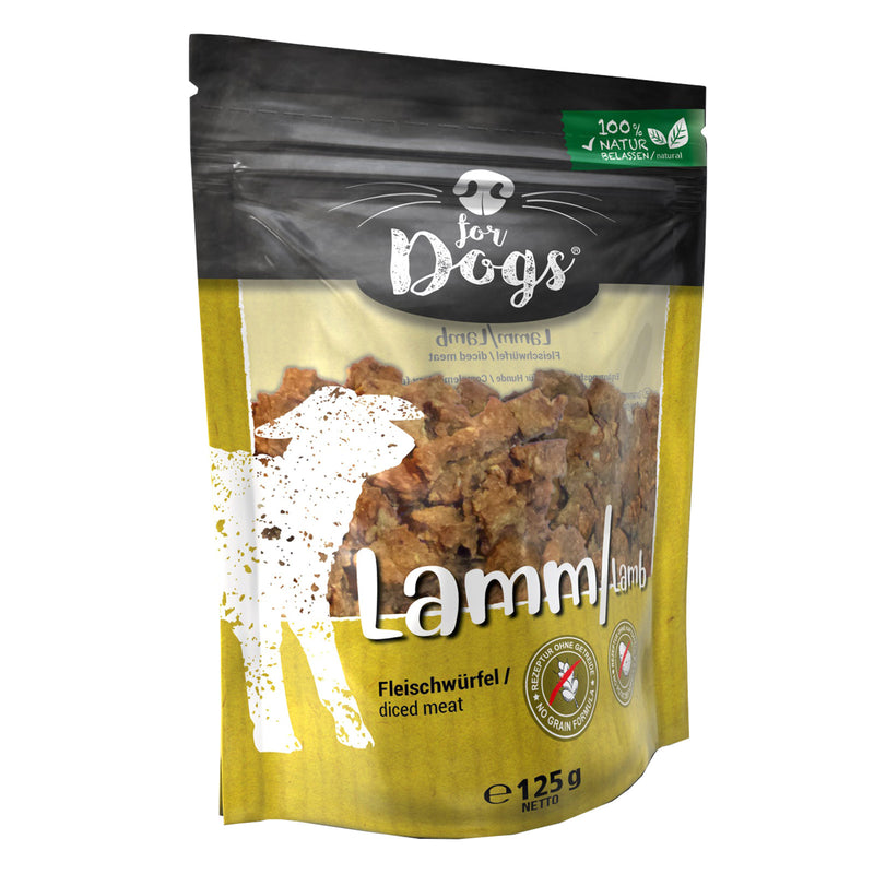 FOR DOGS - Fleischwürfel Lamm 125gr.