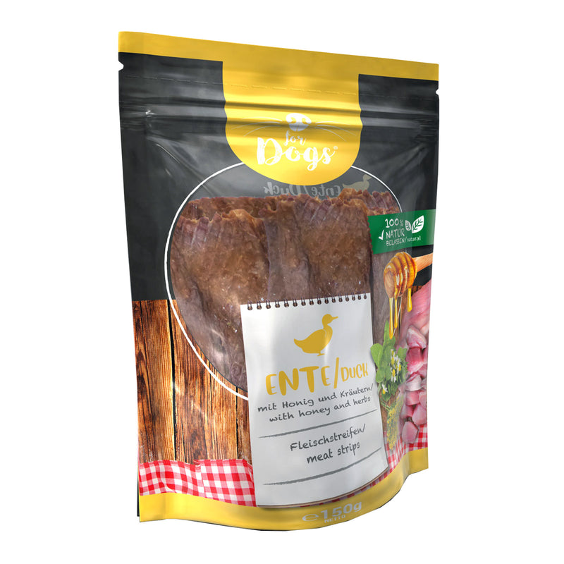 FOR DOGS - Fleischstreifen Ente 150gr.