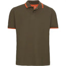 PARFORCE - Herren Poloshirt Oliv/Orange